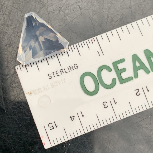 8.82 Carats Feldspar Moonstone Fancy Rare Peach Pink Gemstone Precision Cut - Picture 10 of 17